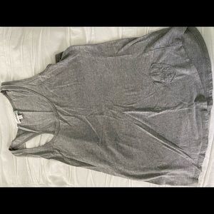 cute cotton tank top with skull detail! size small